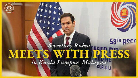 Secretary Rubio meets with the press in Kuala Lumpur, Malaysia