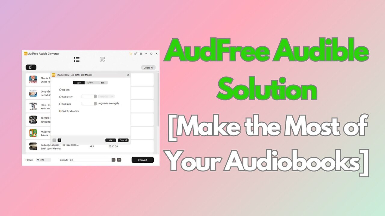 AudFree Audible Converter Tutorial [New Product]