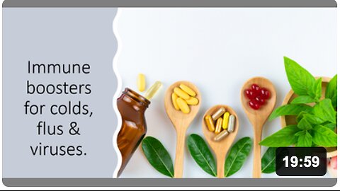 The Immune System - Colds, Flus & Viruses - Shikimic acid & Covid