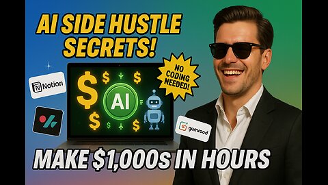 AI Side Hustle: Earn $1,000s/Mo with NO Skills in 2025!