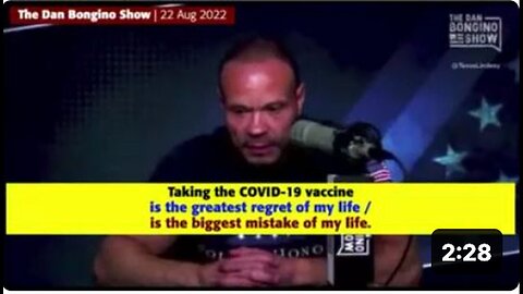 "Dan Bongino: Getting Vaccinated Was My Life's Biggest Mistake"