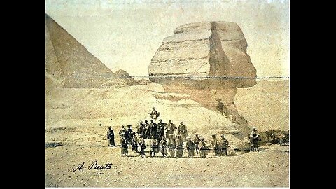 The Sphinx Being Buried In Sand For Thousands Of Years