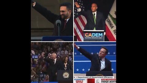 The Nazi salutes that are allowed, versus the 1 that isn’t….