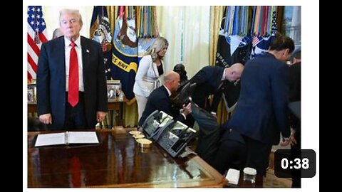 Trump Press Conference abruptly ends as Healthcare Executive Suffers Medical Emergency Oval Office