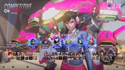 Overwatch 2 D.Va Gameplay (No Commentary)