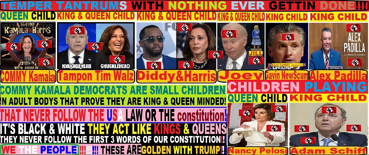 Temper Tantrums of the COMMY kamala,Pelosi left PROVE why women doNOTbelong in the Govenment period!
