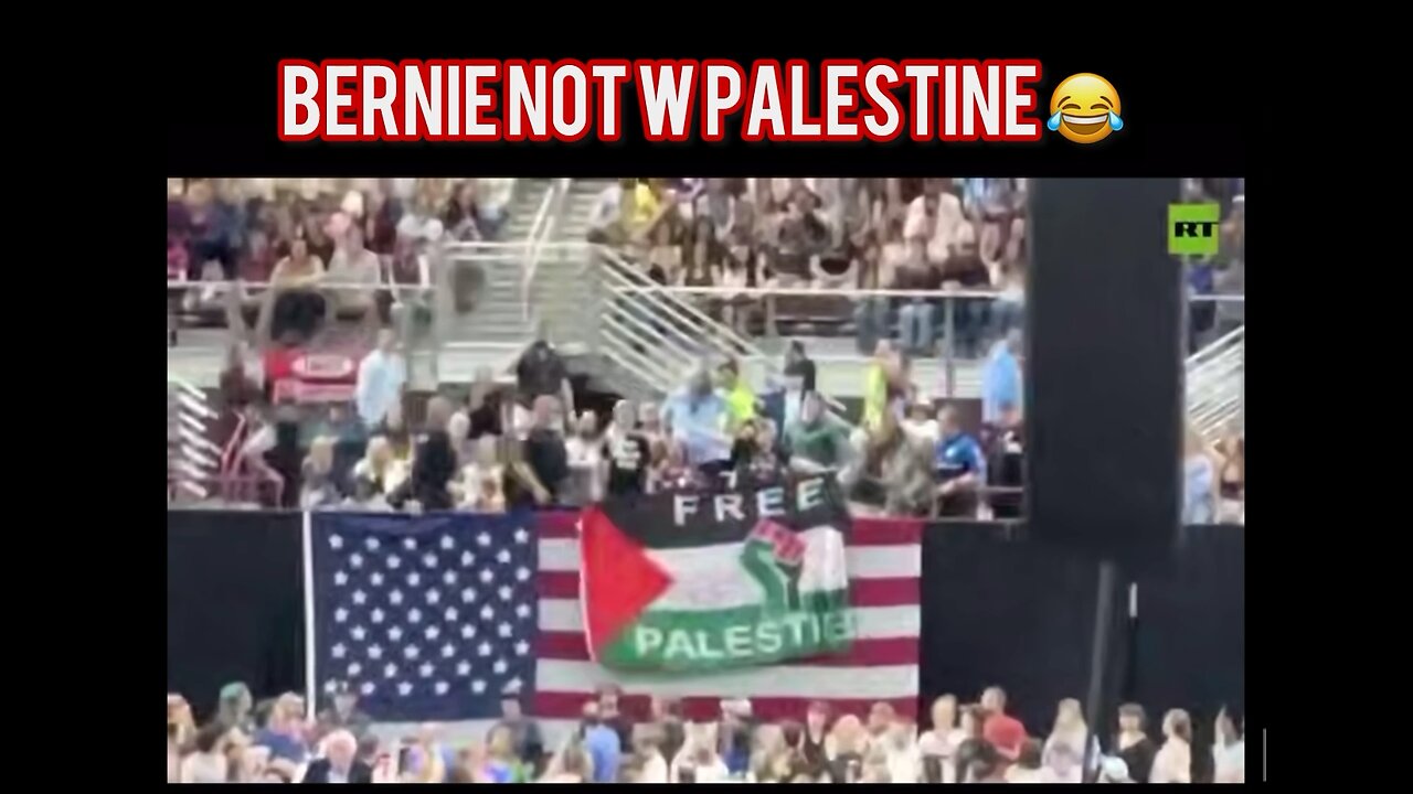 Bernie not with Palestine?