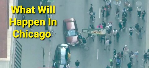 Car Drives Through Chicago Anti ICE Protests