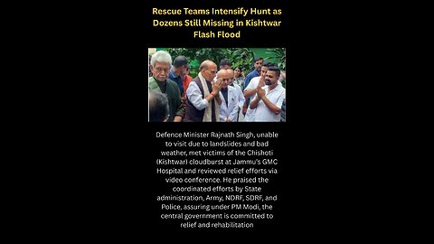 breaking new, Rescue team comes Flash Flood
