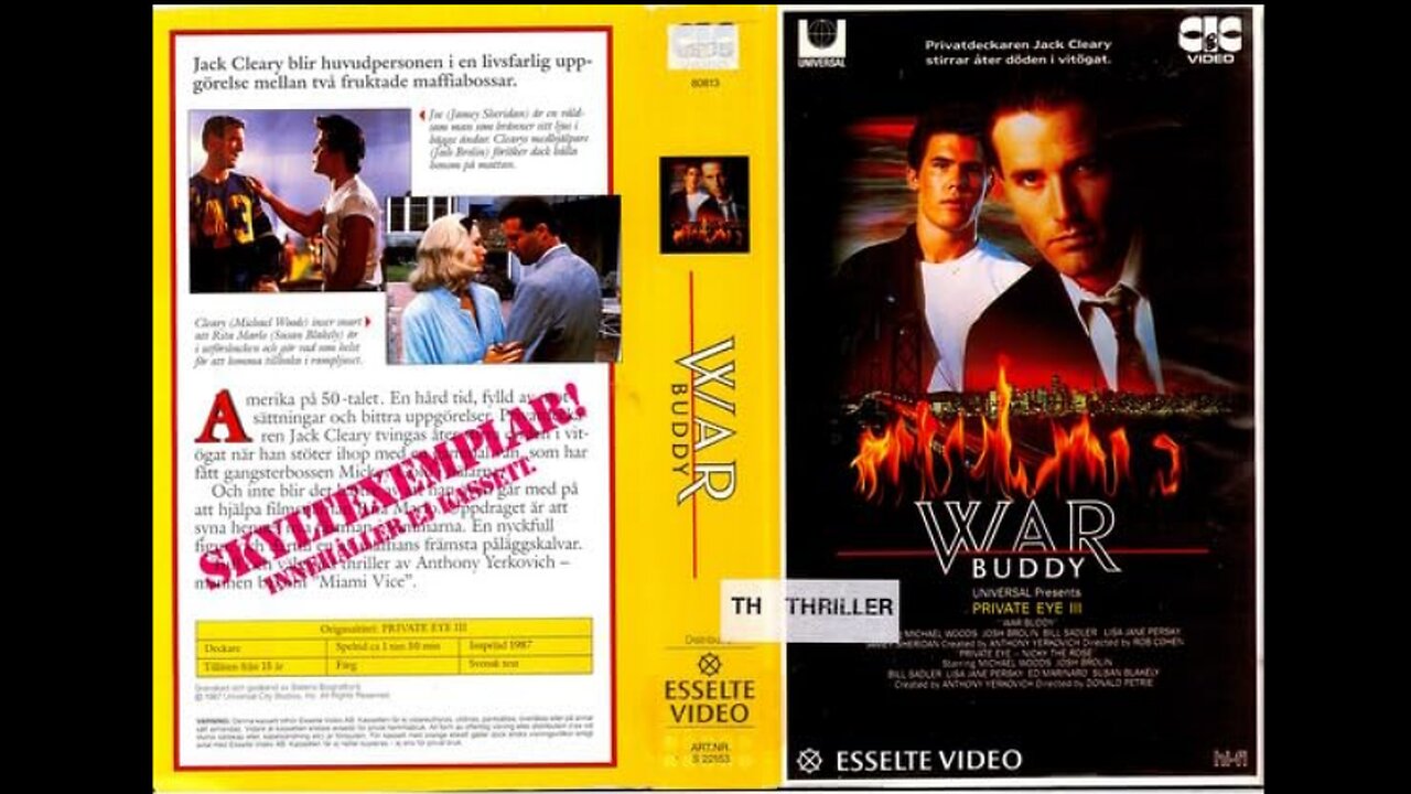 1987 Private Eye Episode 3 War Buddy Josh Brolin Michael Woods