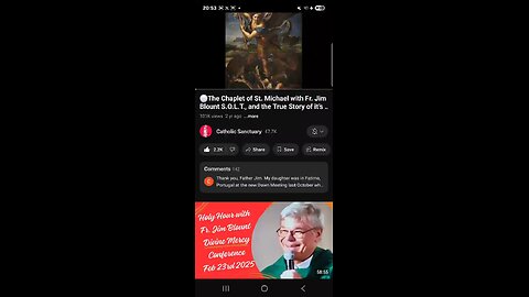 fr James Blount : Saint Michael The ArchAngel
			