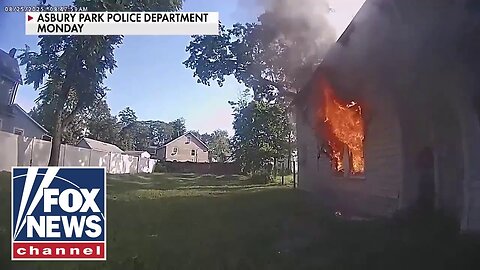 CAUGHT ON CAMERA: Watch child rescued from burning home