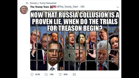 Criminal Filing to DOJ on Obama - He Lied About Russia Collusion in Attempt to Coup Trump - Very LOW