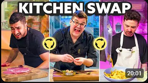 ⏱️ New Kitchen Every 8 Minutes?! 🔥 And We MUST Use BLUE CHEESE 🧀 | CHAOTIC Cooking Challenge!