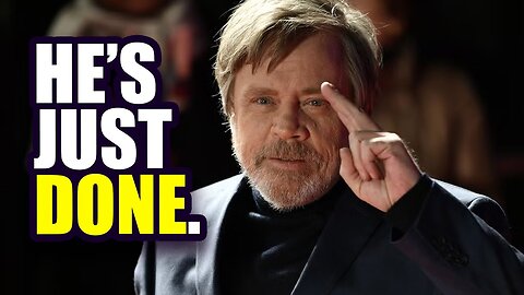 Mark Hamill is DONE With Star Wars.