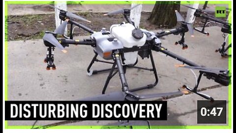 "Abandoned Ukrainian Base Reveals Drones Equipped with Liquid Tanks & Sprayers"