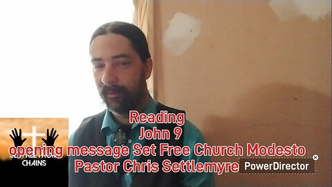 John 9 opening message Set Free Church Modesto Pastor Chris Settlemyre #theoutlawpreacher