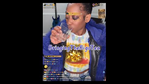 21 is back at Droski house talking mess look at that black-eye it keep going up to the eyelash