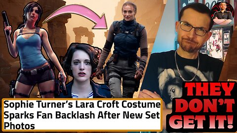 NEW Photos of Sophie Turner as Lara Croft Are a DISASTER for Upcoming Tomb Raider Series!