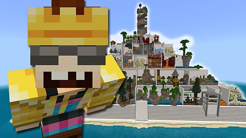 Conquering the Parkour Pyramid! [Custom Map]