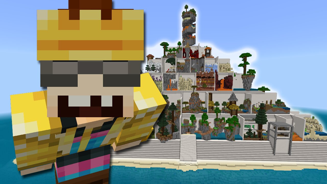 Conquering the Parkour Pyramid! [Custom Map]
