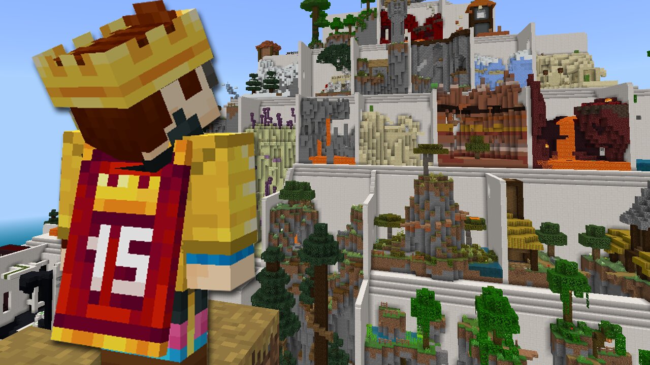 Conquering the Parkour Pyramid! [Custom Map]