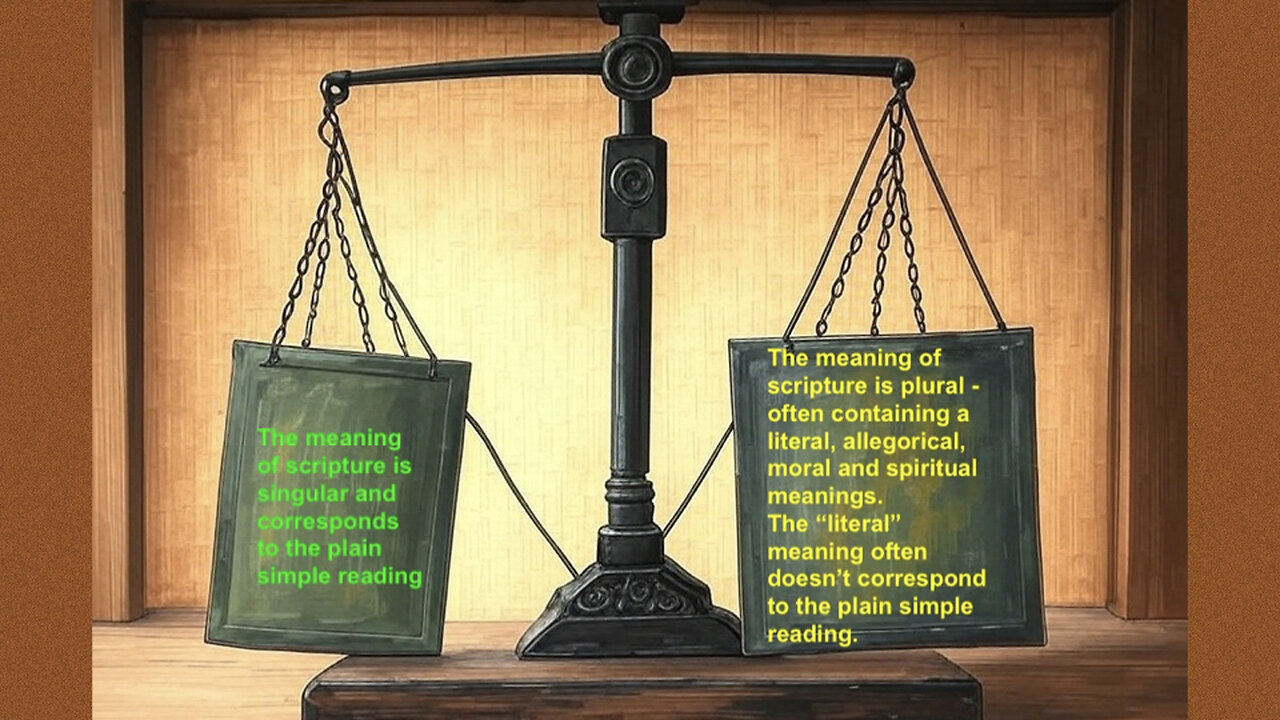 474 Does Scripture have One Meaning or a Plurality of Meanings