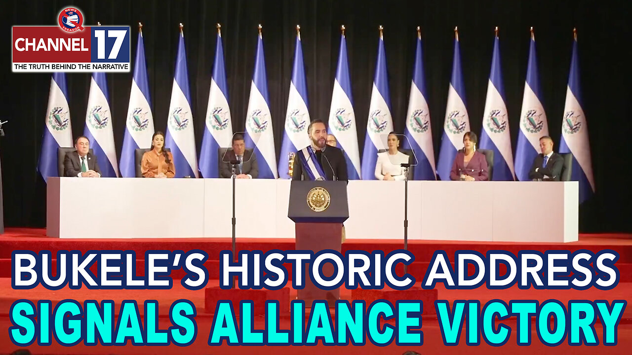 Salvadoran President Nayib Bukele’s Historic Address Signals Victory For Worldwide Freedom, 1pm EDT