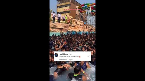 Water park or human soup? You decide.