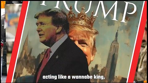 HANG THE FAKE-KING! F*CK THE ZIONIST JEW PUPPET! ANTI-TRUMP MARCH 👊