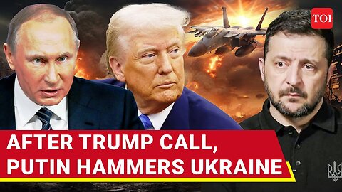 Putin Military ATTACKS Zelensky's Base; Explosions ROCK Kyiv After Trump Call On Ukraine | Details