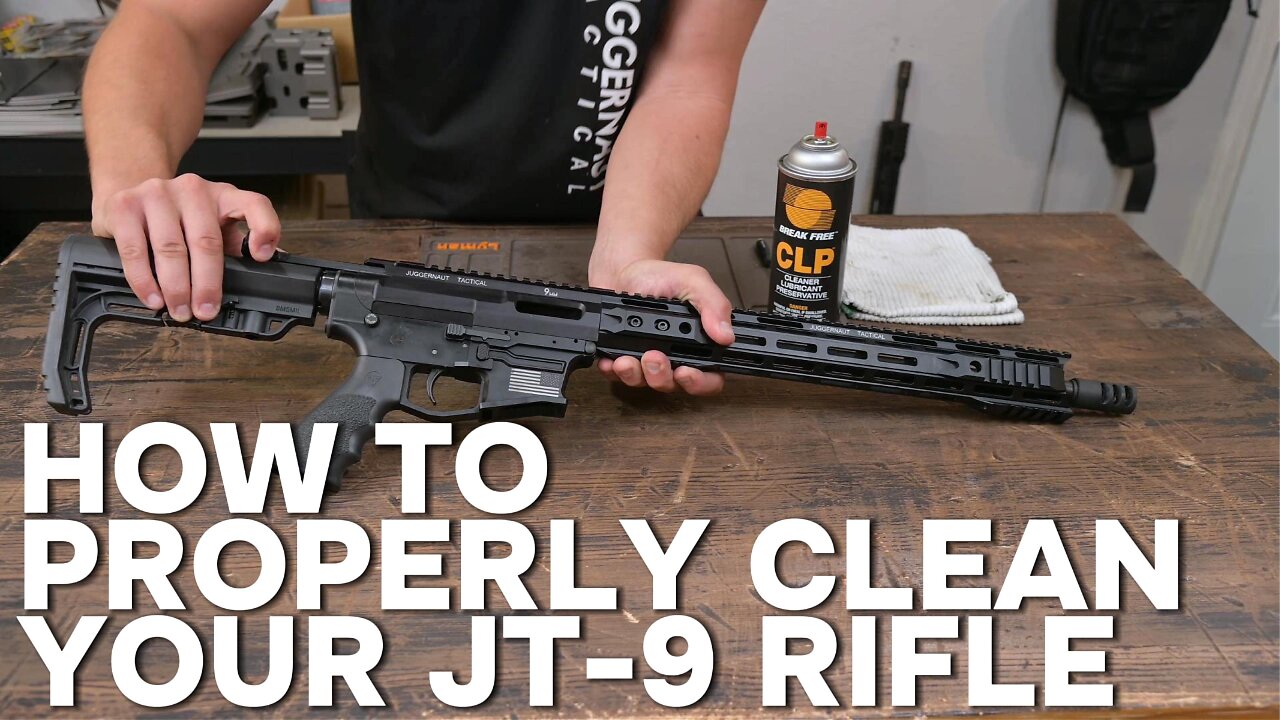 How to properly clean your JT-9 Rifle