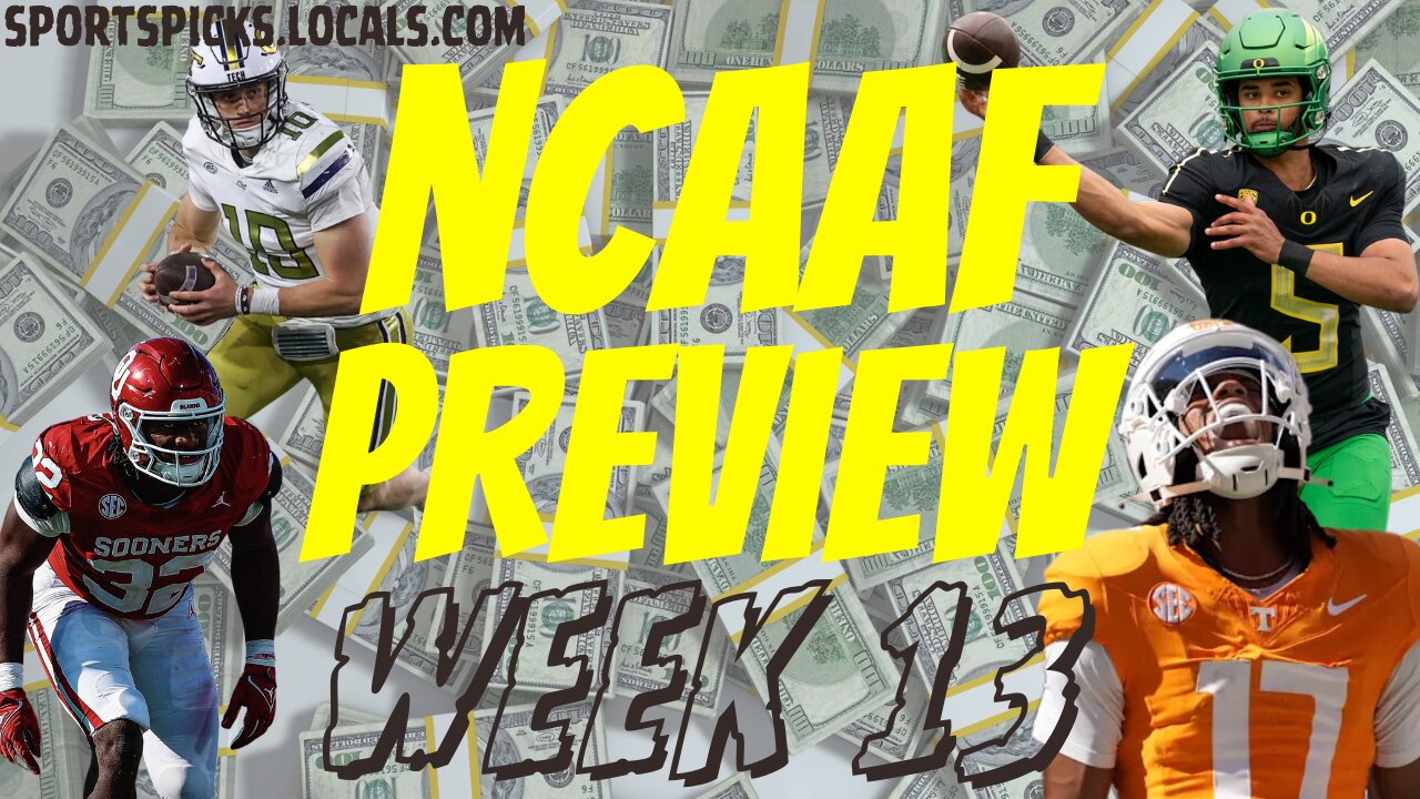 NCAAF Betting Preview - Week 13