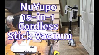 NuYupo 15 in 1 Cordless Stick Vacuum, Carpet, Hardwood