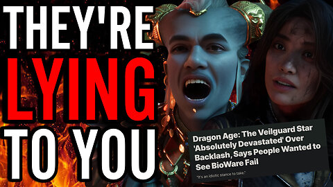 Dragon Age Writer Claims Veilguard Needed MORE Time?! WOKE Actress Defends Bioware From The CHUDS!!