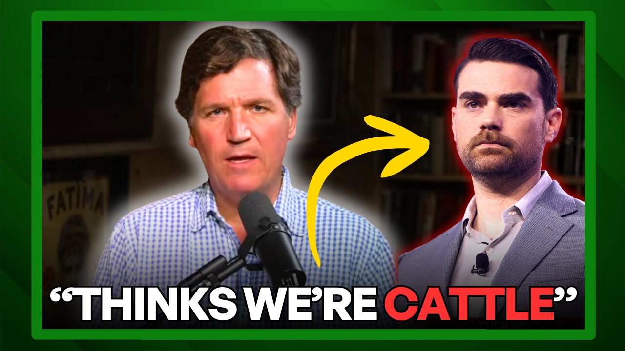 Tucker FIRES BACK On Ben Shapiro: "He's ISRAEL FIRST"