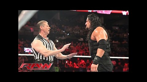 Reigns vs. Sheamus - Mr. McMahon Guest Ref. for WWE World Heavyweight Title Raw,