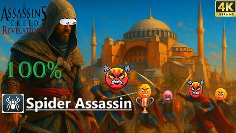 Spider Assassin Trophy🕷🏆🔥Hagia Sophia⭐Assassin's Creed Revelations Achievements Up to 100%🔥💪