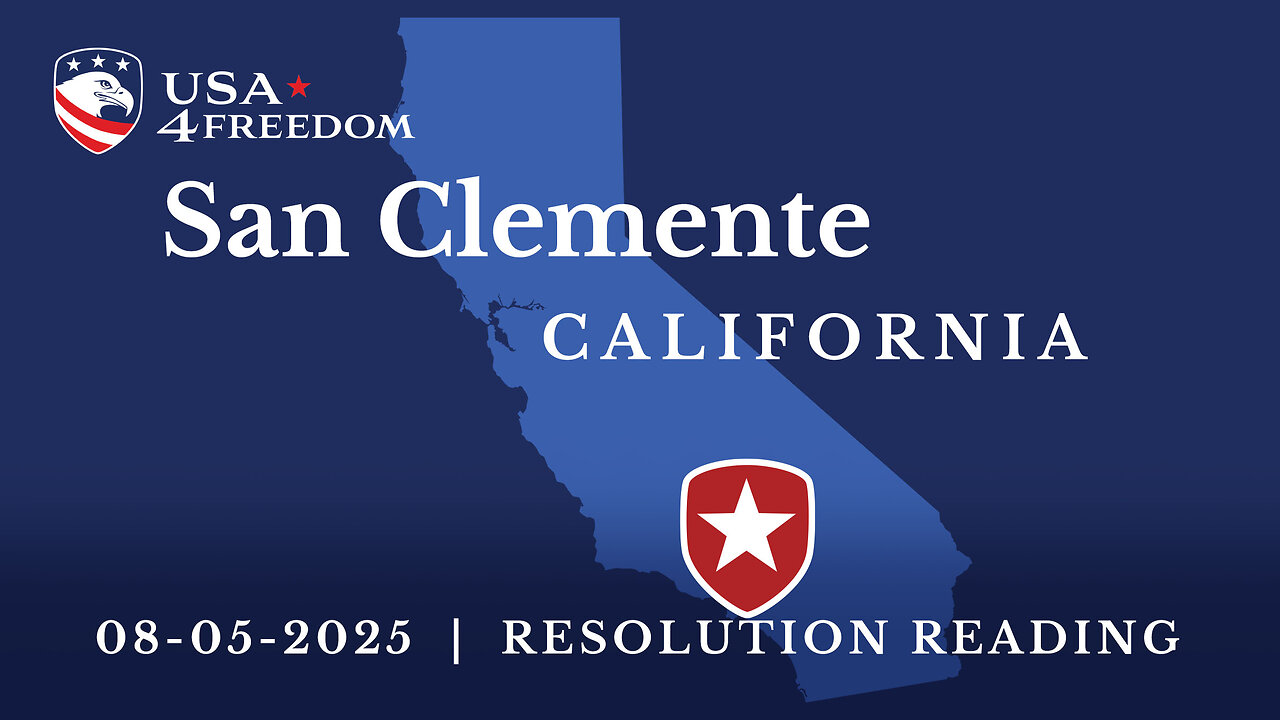 Unite4Freedom Resolution San Clemente, CA 8-5-25