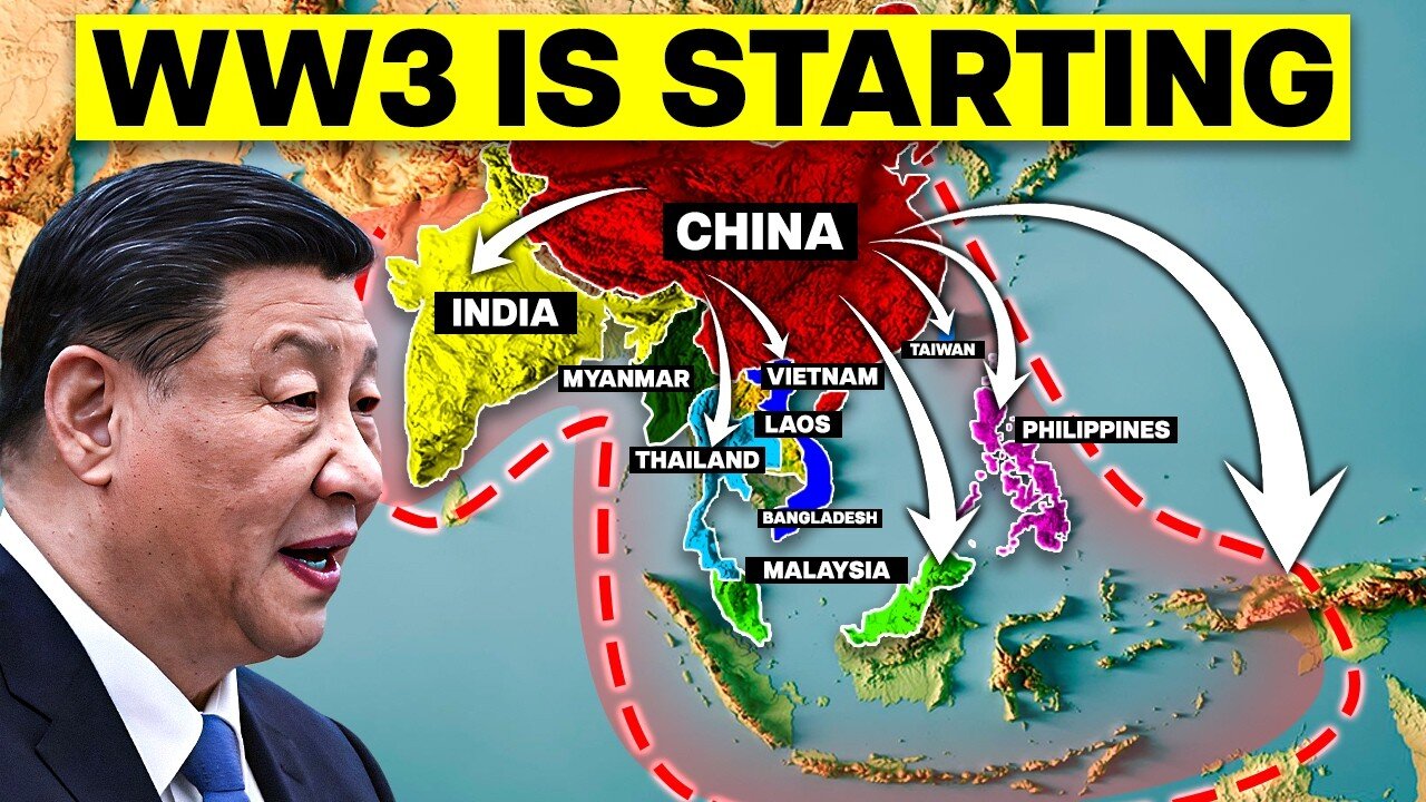 China's Plan to ATTACK India & 5 other Nations at Once (Water WAR)