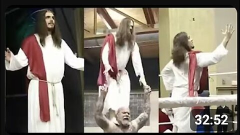 "Pro Wrestling Church Depicts Jesus as a Wrestling Disciple in Shocking Turn of Events!"