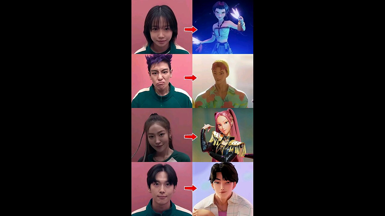 Squid Game & Kpop Demon Hunters singing "POKÉDANCE"