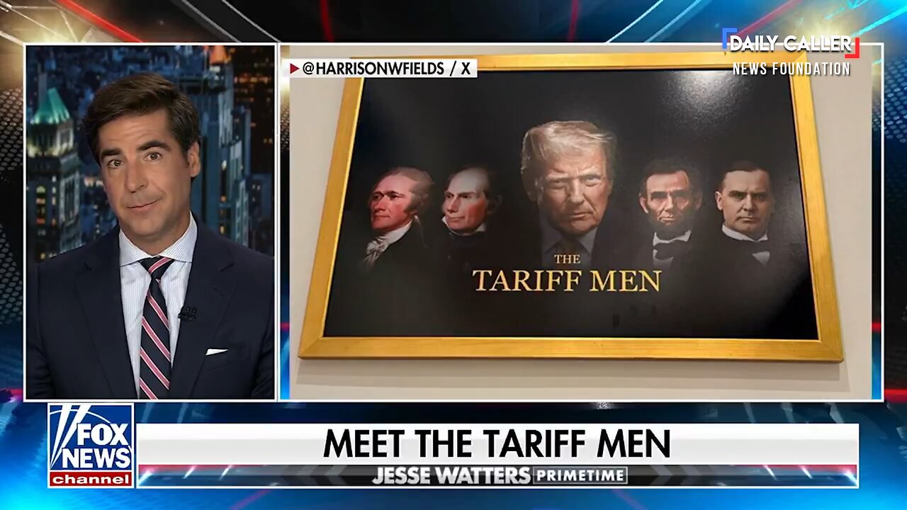 President Trump Hangs 'MAGA Mona Lisa' in the West Wing