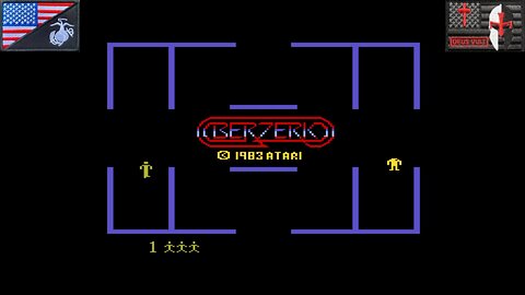 Berzerk (Atari 5200 - Attract Mode) [NA Only]