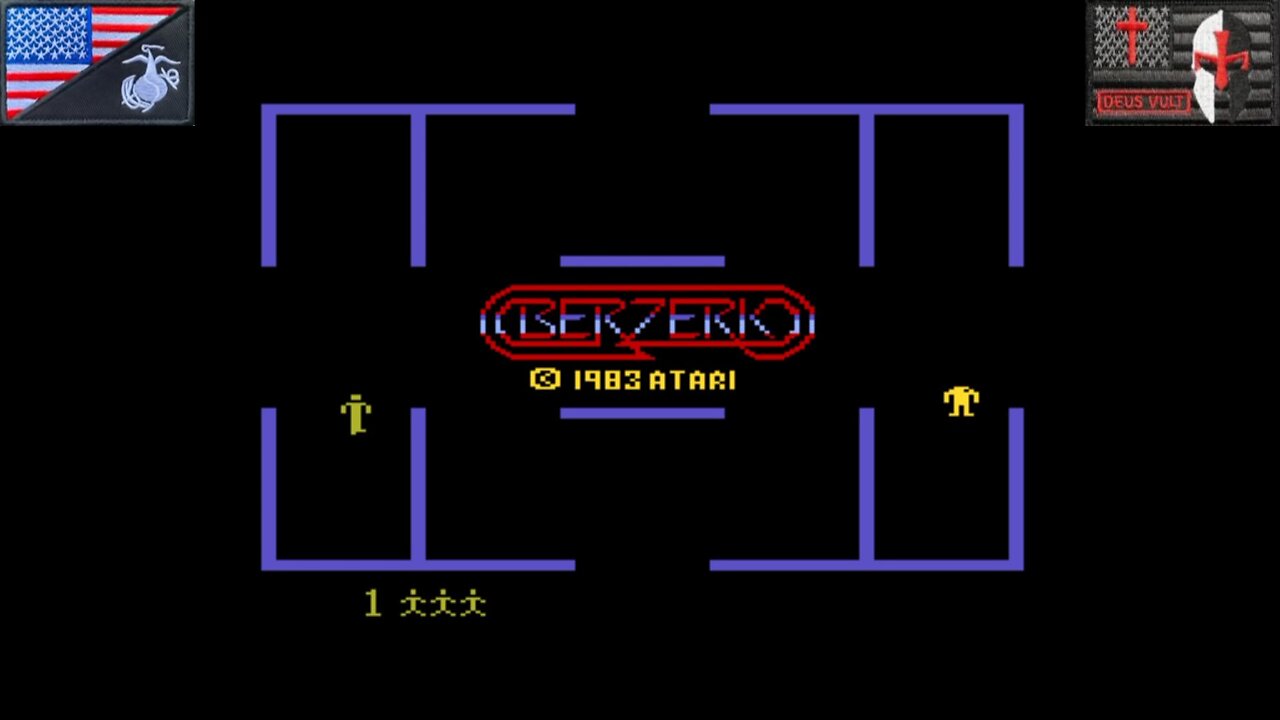 Berzerk (Atari 5200 - Attract Mode) [NA Only]
