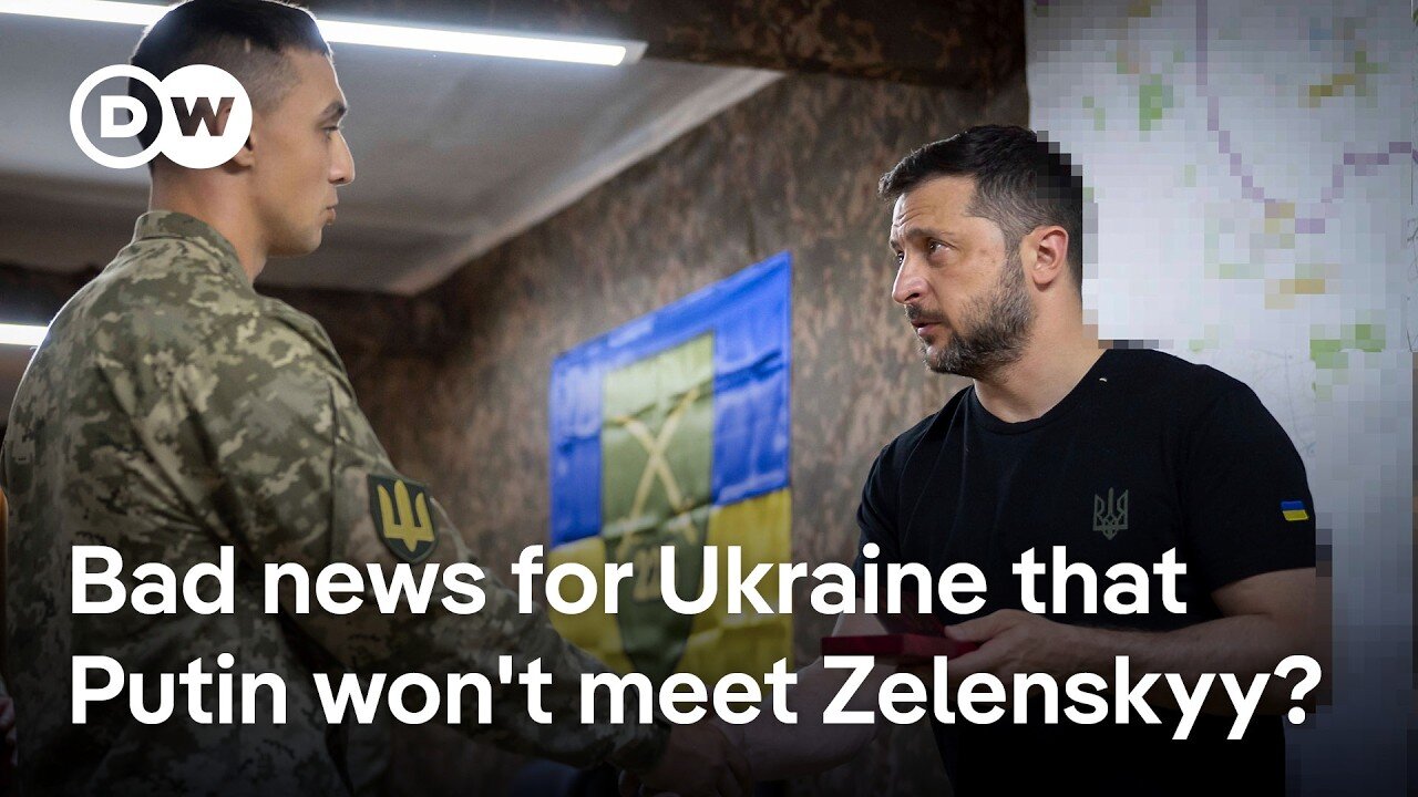 Putin: 'Conditions are not right' for him to meet with Zelenskyy | DW News