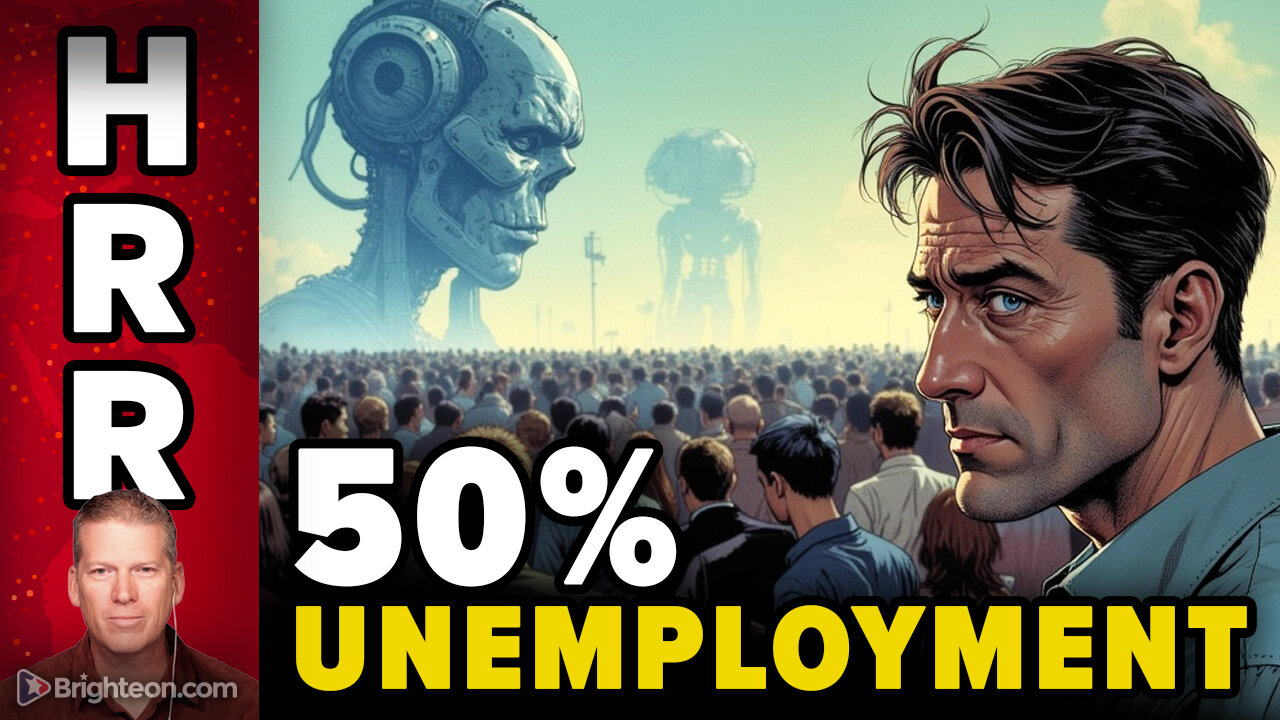 50% UNEMPLOYMENT RATE is coming for America, thanks to AI job replacements