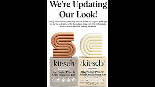 Kitsch Rice Water Shampoo & Conditioner Set