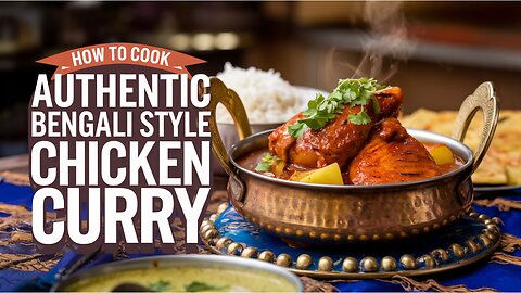 HOW TO COOK AUTHENTIC BENGALI STYLE CHICKEN CURRY.