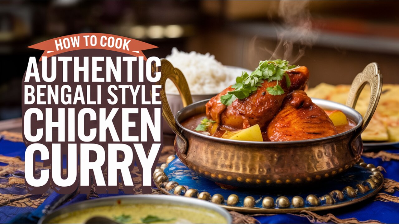 HOW TO COOK AUTHENTIC BENGALI STYLE CHICKEN CURRY.